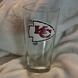 NFL Bud Light KC Chiefs Team Logo Pint Glass